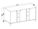 Komoda 3F MANHATAN